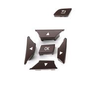 Steering Wheel Adjust Switch Compatible With Benz GLK Class X204 2013 2014 Car Steering Wheel Control Menu Control Switch Button 2185400162 2185400262(Left Brown)