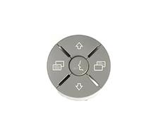 Steering Wheel Adjust Switch Compatible With Benz ML Class W164 2009 2010 2011 2012 Car Steering Wheel Phone Voice Control Button 1648700558 1648700658(Gray Left)