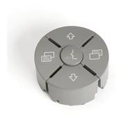 Steering Wheel Adjust Switch Compatible With Benz R Class W251 2009 2010 2011 2012 2013 2014 2015 2016 2017 Car Steering Wheel Button Control Cover 1648700558 1648700658(Gray Left)