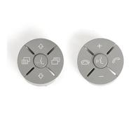 Steering Wheel Adjust Switch Compatible With Benz R Class W251 2009 2010 2011 2012 2013 2014 2015 2016 2017 Car Steering Wheel Button Control Cover 1648700558 1648700658(Gray 1 Pair)