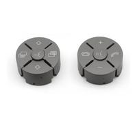 Steering Wheel Adjust Switch Compatible With Benz SLK Class W171 2009 2010 Car Steering Wheel Button Kit Phone Voice Control Keys(Gray A pair)