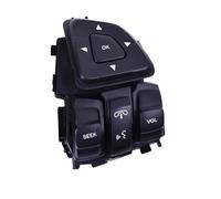 Steering Wheel Adjust Switch Compatible With Lincoln MKX 2011 2012 2013 2014 2015 Car Steering Wheel Cruise Radio Button BT4T-9E740-AFW BT4T-9E740-CFW(Right)