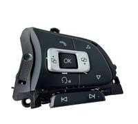 Steering Wheel Adjust Switch Compatible With VW For Golf 7 7.5 For Sportsvan Variant For E-Golf MK7 Car Steering Wheel Switch Button Cover Bezel 5G0959442(Right)