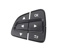 Steering Wheel Adjust Switch, For Benz A Class W176 2016 2017 2018 Car Steering Wheel Button Control Button Car Interior Accessories 09990506009107(Black Left)(Black Left)