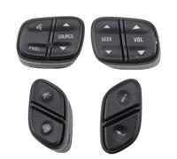 Steering Wheel Adjust Switch, For Hummer H2 2003 2004 2005 2006 2007 Car Steering Wheel Radio Volume Control Switch Button 21997738(A set)(A set)