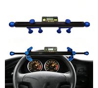 Steering Wheel Alignment Tool, Digital Leveling Aligner for Four-Wheel Positioning, Adjustable 19-37cm Bracket, Auto-Rotating Display Screen Electronic Gauge