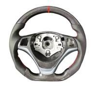 Steering wheel assembly Compatible With BMW For E84 E83 E87 E88 E89 E90 E92 E93 Car With Paddle Shift Holes Carbon Fiber Steering Wheel Accessories(With Paddle Holes-B)