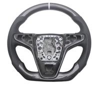 Steering wheel assembly Compatible With Buick For Regal 2015 2016 2017 Car Accessories PU Carbon Fiber Steering Wheel Assembly Replacement(With Buttons)