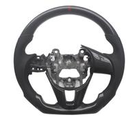 Steering wheel assembly Compatible With Mazda For 3 For Axela 2014 2015 2016 Car Replacement With PU Carbon Fiber Steering Wheel Accessories(No Button)