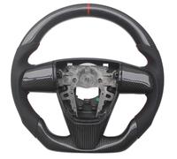 Steering wheel assembly Compatible With Mazda For 3 Mazdaspeed 2008 2009 2010 2011 2012 2013 Car Accessories PU Carbon Fiber Steering Wheel Replacement(No Button)
