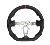 Steering wheel assembly Compatible With Nissan For 370z 2008 2009 2010 2011 2012 2013 2014 2015 2016 2017 2018 2019 Car Accessories PU Steering Wheel(Red)
