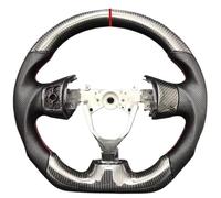 Steering wheel assembly Compatible With Toyota For Rav4 2009 2010 2011 2012 Car Replacement With PU Carbon Fiber Steering Wheel Accessories(With Button)
