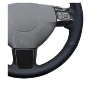 Steering Wheel Black Artificial Leather DIY Car Steering Wheel Cover For Astra (H) Signum For Corsa 2004-2009 Zaflra (B) 2005-2014 Vectra (C)(Blue Thread)
