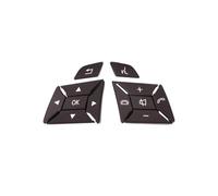 Steering Wheel Button Compatible With Benz For GL Class W166 2013-2015 OEM 1669052800 Car Multi-function Steering Wheel Push Switch Buttons Parts Repairs(Brown,1 pair)