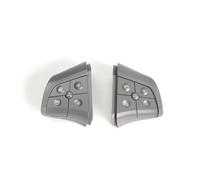 Steering Wheel Button Compatible With Benz For W164 GL ML Class 2006-2009 1648207910 1648208010 Car Steering Wheel Multi-function Switch Control Buttons(Model B Gray)