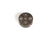 Steering Wheel Button Compatible With Benz For W164 GL ML Class 2009-2012 For W251 R Class 2009-2017 Car Multi-function Steering Wheel Key Button Cover(Brown Left)