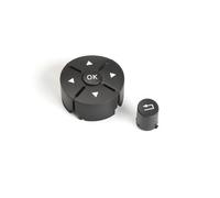 Steering Wheel Button Compatible With Benz For W204 C Class 2008 2009 2010 2011 2012 2013 2014 2048210354 Left Right Steering Wheel Switch Control Button(Black,Left)