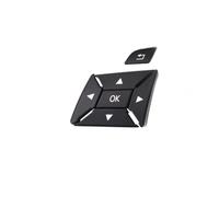 Steering Wheel Button Control Switch For Benz C Class E GLK W204 X204 Steering Wheel Buttons C200 E260 GLK300 Multifunctional(Black-Left)
