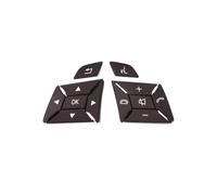 Steering Wheel Button Control Switch For Benz C Class E GLK W204 X204 Steering Wheel Buttons C200 E260 GLK300 Multifunctional(Brown 1 Pair)