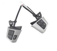 Steering Wheel Button Control Switch Steering Wheel Button For Toyota For RAV4 2011 2012 2013 Audio Volume Music Control Switch With Backlight(Silver button)