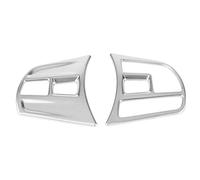 Steering Wheel Button Cover, Car Steering Wheel Button Cover Matte Chrome Interior Trim for BMW 3 Series F30 2013-2018 for BMW 3 Series GT F34 2014-2018