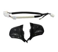 Steering Wheel Button For KIA For RIO 2011-2014 Multifunctional Steering Wheel Control Button Audio Phone Volume Switch Cruise Control Switch(Pianoblack-no heat)