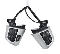 Steering Wheel Button For TOYOTA For COROLLA ADE150 NDE150 NRE150 ZZE150 2010-2013 Steering Wheel Audio Control Switch Button 84250-02230(Silver button)