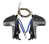 Steering Wheel Button For Toyota HILUX 2011-2015 Buttons Bluetooth Phone Wheel Audio Control Switch With Wire 84250-0E220 84250-0K020(Carbonfibre Switch)