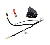 Steering Wheel Button Module For Kia K2 For Rio For X-LINE 2017-2019 4 Multifunction Steering Wheel Bluetooth Fixed Speed Cruise Control Button Audio Switch(Dark Grey)