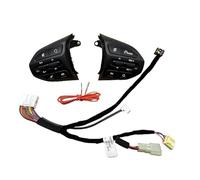 Steering Wheel Button Module For Kia K2 For Rio For X-LINE 4 Parts Multifunction Steering Wheel Bluetooth Fixed Speed Cruise Control Button Audio Switch(Dark Grey)