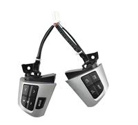 Steering Wheel Button Multi-function 84250-02230 For Toyota For Wish For Corolla 2010-2013 Steering Pad Audio Radio Switch Wheel Control Button(Sliver-wire)