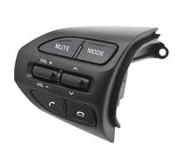 Steering Wheel Button Multi-function With Backlight Steering Wheel Button For KIA For K2 For Rio 2017-2021 Bluetooth Phone Control Volume Buttons(White-Left)