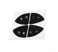 Steering Wheel Button Repair Decal Sticker for - W220 S430 S500 S600 CL500 CL600 Models For - Black with White Lettering, High-Grade Vinyl, Push Button