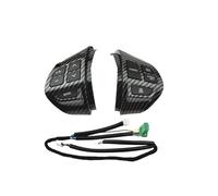 Steering Wheel Button Steering Wheel Volume Sound Button 8602A008 For Mitsubishi For Outlander XL 2.4 S12 2008 CW5W 4b12 For Lancer 2010-2007 Cruise Control Switch(Carbonfibre 5pin)