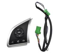 Steering wheel button switch Compatible With Mitsubishi For Mirage 2012 2013 2014 2015 For L200 2015 Steering Wheel Cruise Control Buttons Remote Control Volume Button(Left-wire)