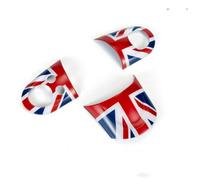 Steering Wheel Cap Case Cover Shell Decoration Compatible with Mini Cooper R Series R55 Clubman R56 Hatchback R57 Convertible R60 Countryman R61 Paceman 2006-2016 (Union Jack UK R, With Button)