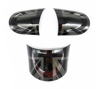 Steering Wheel Cap Case Cover Shell Decoration Compatible with Mini Cooper R Series R55 Clubman R56 Hatchback R57 Convertible R60 Countryman R61 Paceman 2006-2016 (Union Jack UK GG, Without Button)