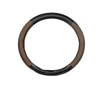 Steering Wheel Car Leather Steering Wheel Cover For Peugeot 107 108 206 207 208 301 307 308 406 407 408 508 607 106 3008 4008 5008 GT Steering Wheel Protector(O Browm)