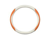 Steering Wheel Car Steering Wheel Cover For Peugeot 106 107 108 206 207 208 301 307 308 406 407 408 508 607 2008 3008 4008 5008 GT Steering Wheel Protector(Orange)