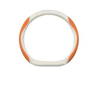 Steering Wheel Car Steering Wheel Cover For Peugeot 106 107 108 206 207 208 301 307 308 406 407 408 508 607 2008 3008 4008 5008 GT Steering Wheel Protector(D Type Orange)