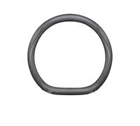 Steering Wheel Car Steering Wheel Cover For Peugeot 106 107 108 206 207 208 301 307 308 406 407 408 508 607 2008 3008 4008 5008 GT Steering Wheel Protector(D Type Black)