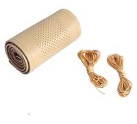 Steering Wheel Car Steering Wheel Covers Braid DIY 38cm Soft Artificial Leather Needle Thread Auto Interior(6)