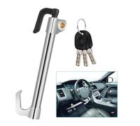 Steering Wheel Claw - Car Steering Wheel Lock Immobiliser Brake Pedal Clutch Lock Retractable Hook Immobiliser Car Steering Wheel Lock for Van Car SUV Truck Heavy Car Safety