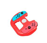 Steering Wheel Compatible with Nintendo Switch JoyCon,Suitable for The Mario Kart Live:Home Circuit Game & Luigi Set Edition (red)