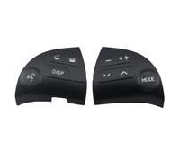 Steering Wheel Control Button 1pair Multifunctional Bluetooth Speaker Button Switch Cover For Lexus For ES350 2006-2012 Steering Wheel 84250-33190(Black Cover)
