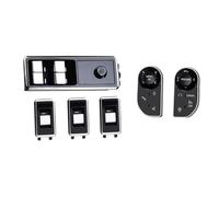 Steering Wheel Control Button and Window Switch for Range Rover L405 2013-2017, Sport L494 2014-2017, Discovery 5 L462 2015-2019, Window Control Switch,Black Silver ABS PC Retrofit Kit
