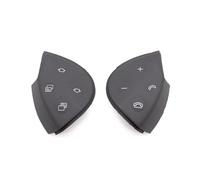 Steering Wheel Control Button For Benz W211 E350 E400 E500 E550 2118206110 LHD RHD Multi-Function Steering Wheel Switch Button Keys Trim Repair Kit(Dark Gray)