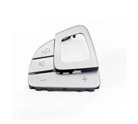 Steering Wheel Control Switch For Benz E Class W213 W238 2016-2018 A0999056200 Car Multi-function Left Right Steering Wheel Buttons Cover Switch Assembly Button Control(Button Silver Left)