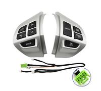 Steering Wheel Control Switch For Mitsubishi For Outlander XL 2.4 CW5W 4b12 2008 5 Pins Steering Wheel Volume Sound Cruise Control Button(Sliver)