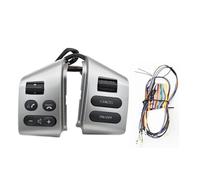 Steering Wheel Control Switch Steering Wheel Control Button Switch For Nissan For Sylphy 2005-2017 For Tiida 2005-2008 For Livina 2007-2010 Volume Phone(Model B)